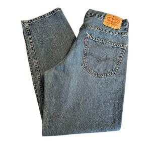 Vintage Levi's 550 Relaxed Fit Jeans Mens Size W34 L32 Medium‎ Wash Denim Pants